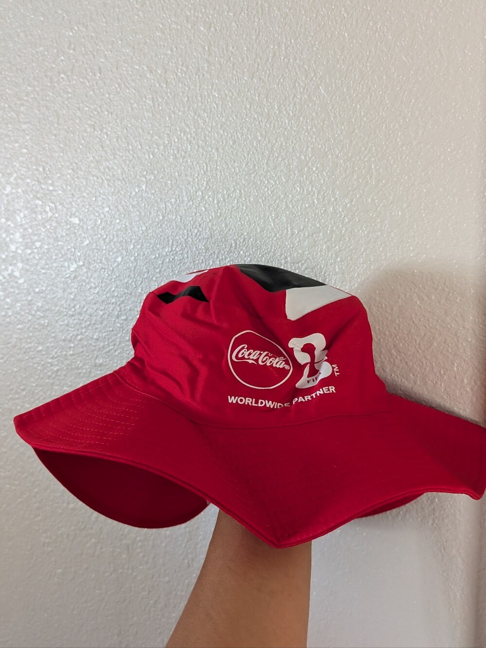 Coca-Cola Worldwide Partner Red Bucket Hat FIFA World Cup 2026